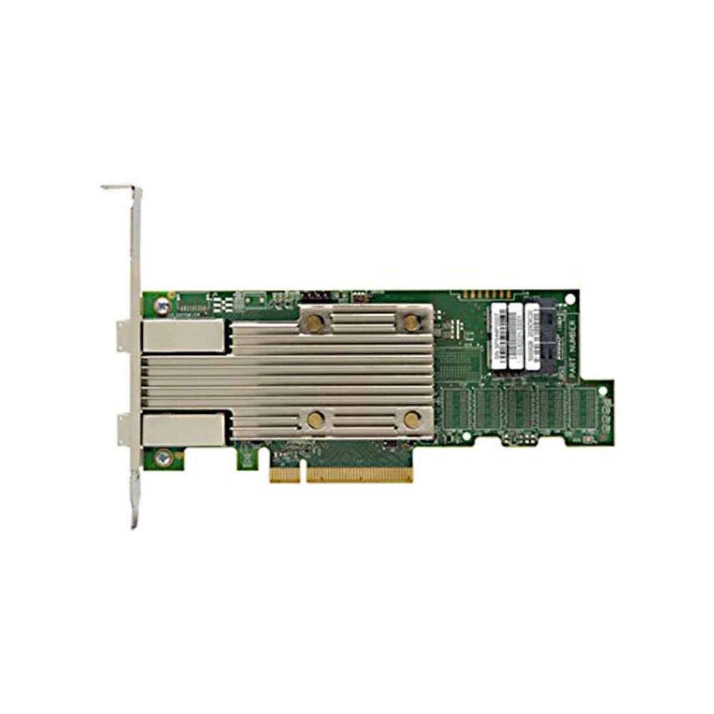 HBA-адаптер Broadcom SAS 9400-8i8e SGL (05-50031-02) PCIe 3.1 x8 LP, Tri-Mode SAS/SATA/NVMe 12G HBA, 16port(2*int SFF8643+2*ext SFF8644), 3516 IOC