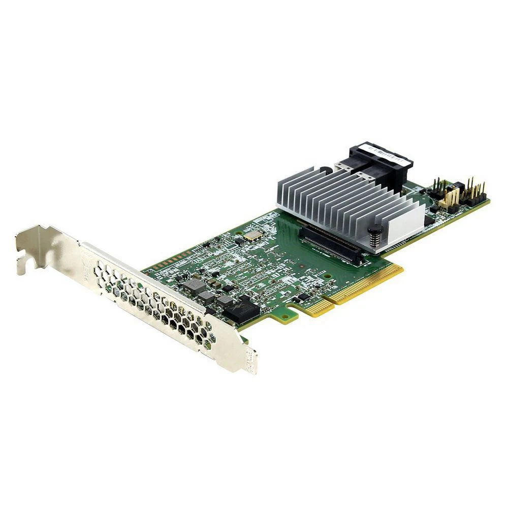 контроллер Broadcom RAID Controller 9361-8i (2G) (05-25420-17/LSI00462) (PCI-E 3.0 x8 LP) SAS 12G, RAID 0,1,5,6,10,50,60, 8port (2*intSFF8643), 2GB, RTL (compatible CVM02(8G), not compatible LSI0041