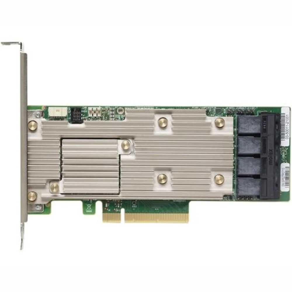 MegaRAID 9460-16I SGL (05-50011-00) PCIe 3.1 x8 LP, SAS/SATA/NVMe, RAID 0,1,5,6,10,50,60, 16port(4 * int SFF8643), 4GB Cache, 3516ROC, RTL {5}, (003600) (003648)