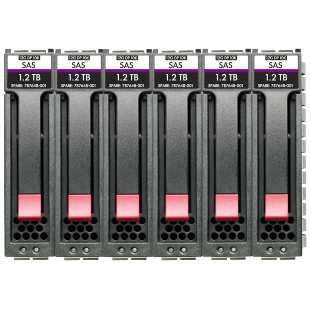 HDD HP Enterprise/MSA (Gen6) 14.4TB SAS 12G Enterprise 10K/SFF (2.5in)/M2 3yr Wty 6-pack HDD Bundle