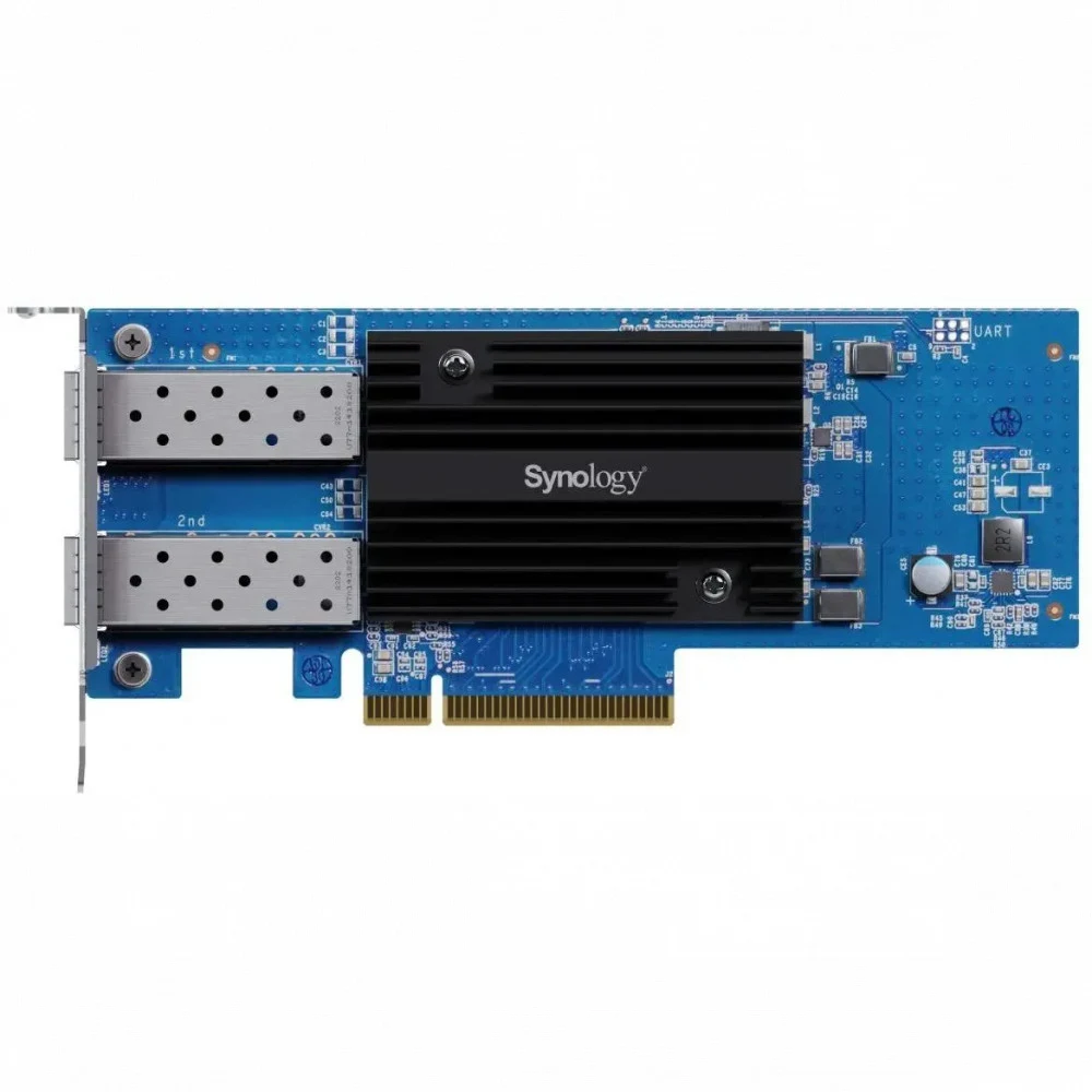 Сетевой адаптер Synology 10\25 Gigabit Dual port SFP+ PCIe 3.0 x8 adapter (incl LP and FH bracket)