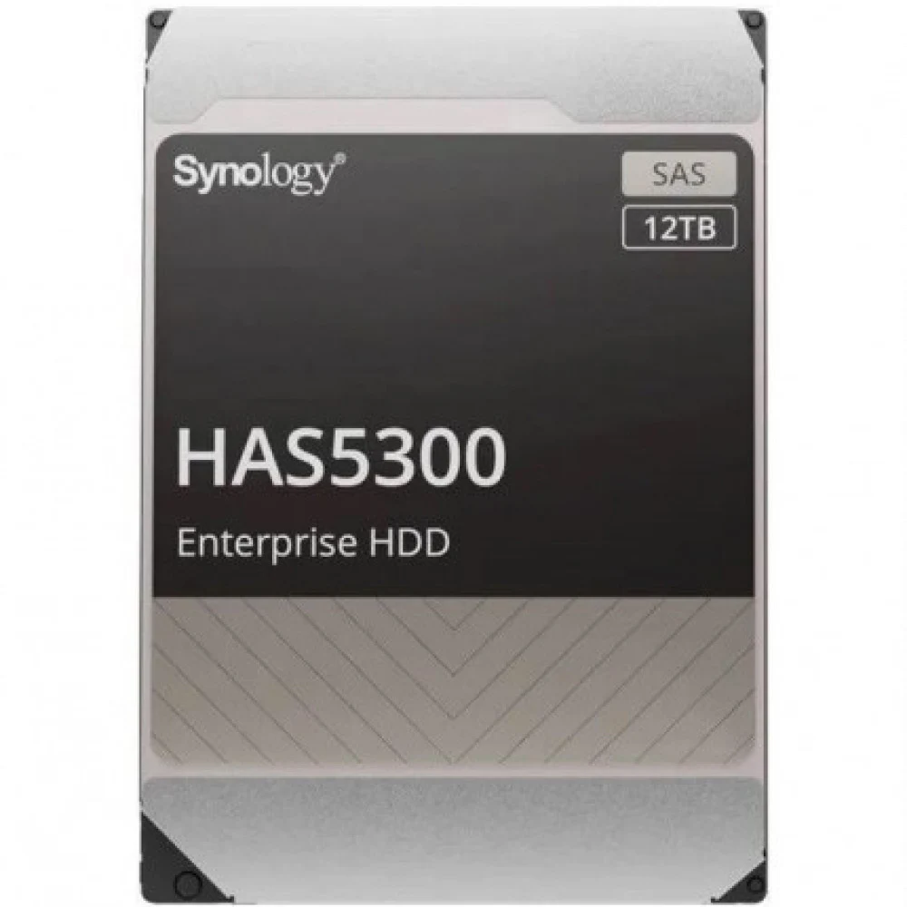 Жесткий диск Synology HDD SAS 12Gb/s 3,5" 12Tb, 7200 rpm, 256Mb buffer, MTTF 2,5M, 1YW