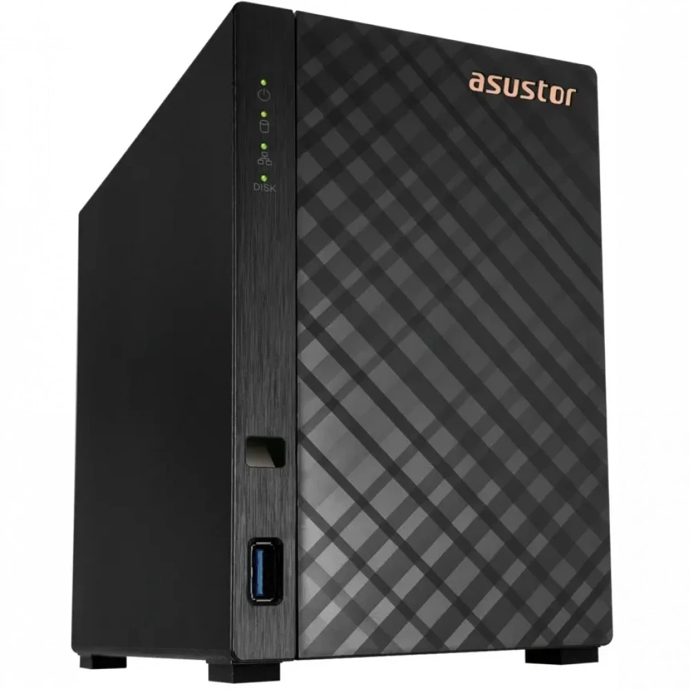 Сетевое хранилище ASUSTOR AS1102TL, 2 Bay NAS, Quad-Core 1.7GHz CPU, 1GbE Port, 1GB DDR4, 2 x SATA3 6Gb/s 3.5quot HDD