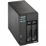 Сетевой накопитель ASUSTOR AS6702T, 2хHDD, 3.5,2.5,M2, 2xUSB 3.2, 2x2.5G/HDMI/, Intel Celeron N5105, 4 Gb DDR4