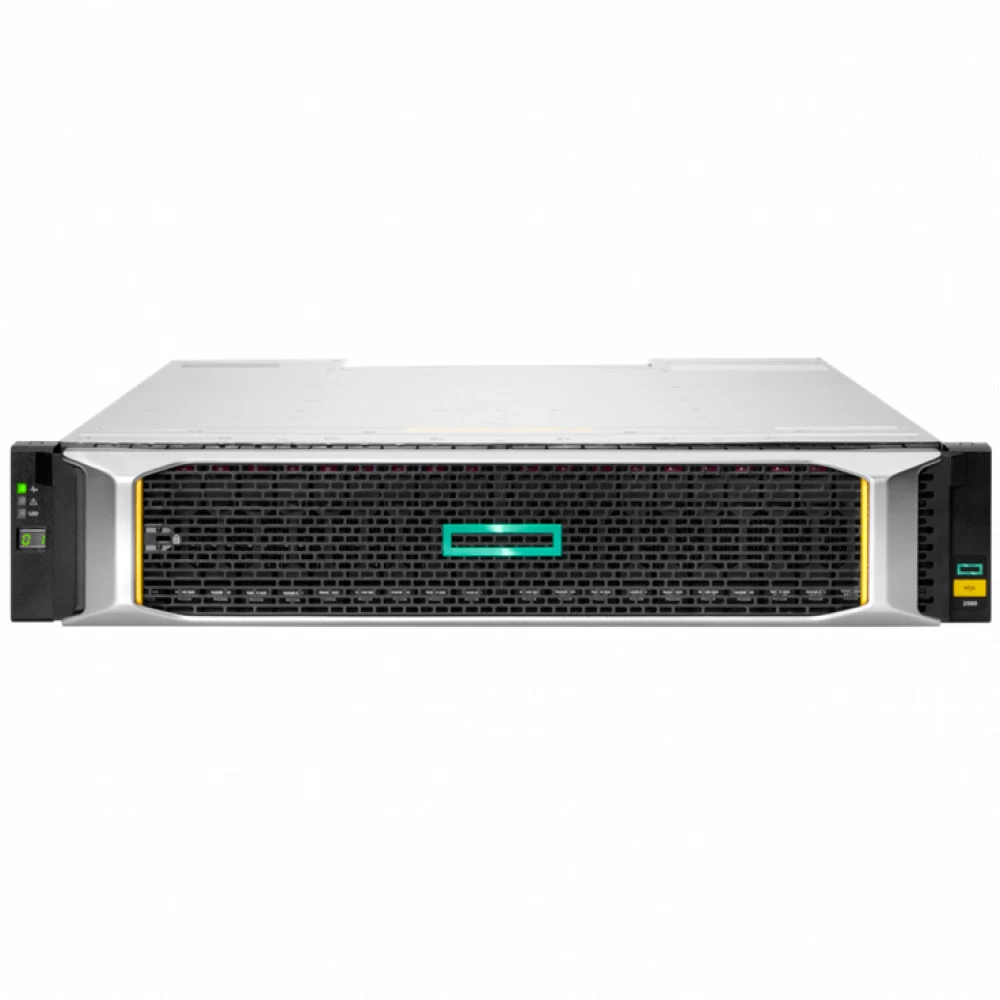 HPE MSA 2060 16Gb FC SFF Storage (2U, up to 24SFF, 2xFC Controller (4 host ports per controller), 2xRPS, w/o disk, w/o SFP, req. C8R24B)