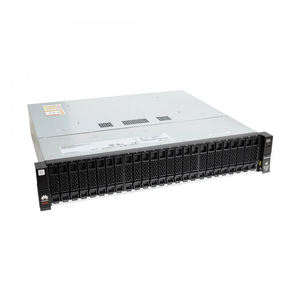 Система хранения данных (не укомплектована дисками), Huawei, D2020-64G-SAS-AC, OceanStor Dorado 2020, 2U, Dual Controllers, SAS, AC\240V HVDC, 64GB Cache, 8*1Gb ETH,4*10Gb ETH(Including Multi-Mode S
