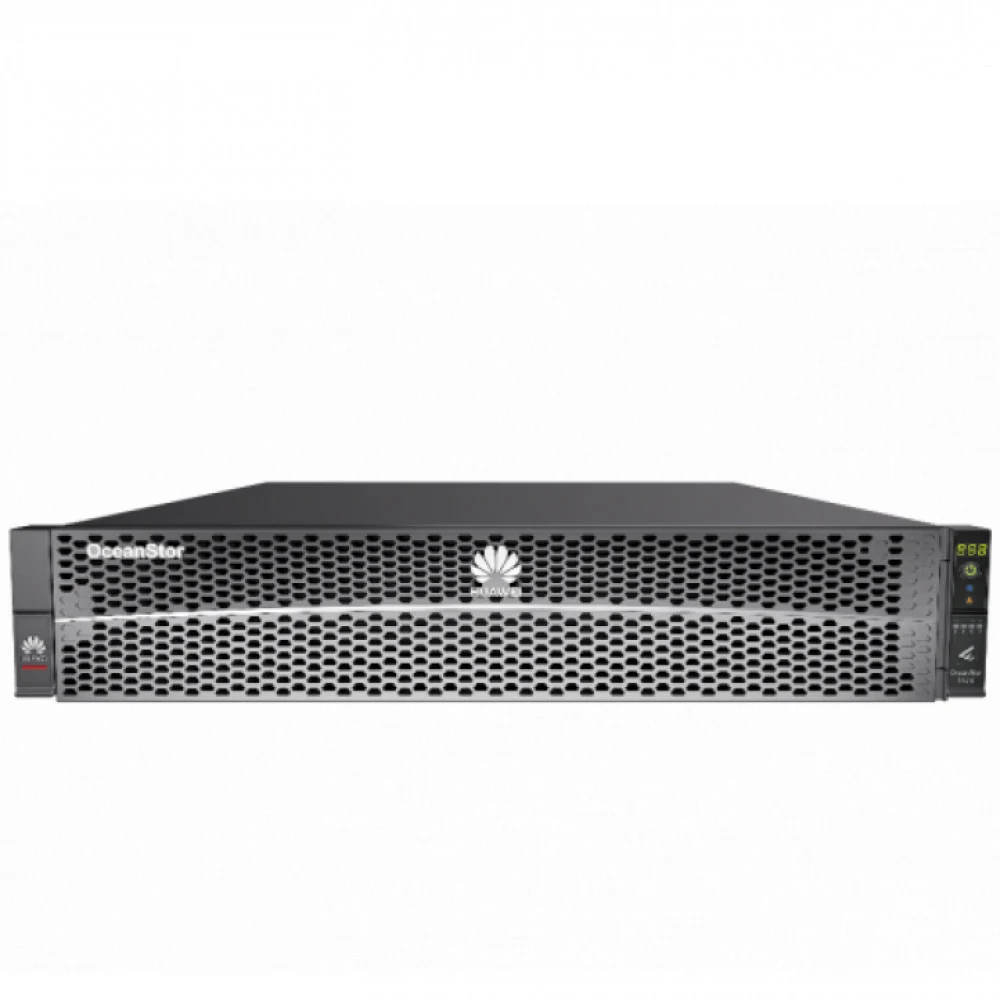 Система хранения данных (не укомплектована дисками), Huawei, 5120-S-L-64G-AC, OceanStor 5120, 2U, Dual Controllers, SAS, AC\240V HVDC, 64GB Cache, 8*1Gb ETH, 4*10Gb ETH (Including Multi-Mode SFP+),