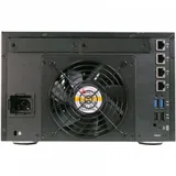 СХД Infortrend EonStor GSe Pro 100 5bay. desktop cloud-integrated unified storage, supports NAS, SAN, object protocol and Cloud gateway, including Intel Atom 2.4GHz 4C CPU, 1x4GB non-ECC, 4x1GbE(RJ4