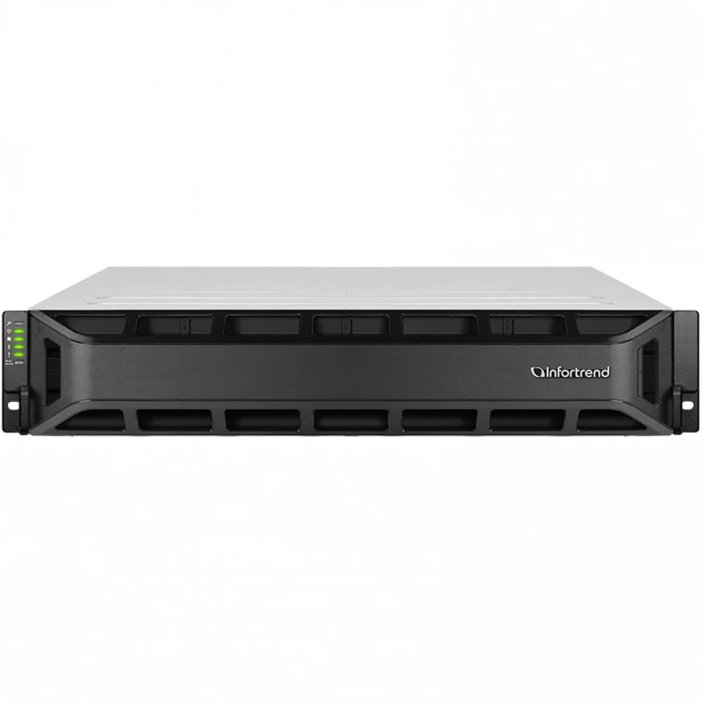 Дисковый массив EonStor GSe Pro 3000 2U/8bay, cloud-integrated unified storage, supports NAS, SAN, object protocol and cloud gateway, Single controller subsystem including 4x1G iSCSI ports, 1xUSB 3.