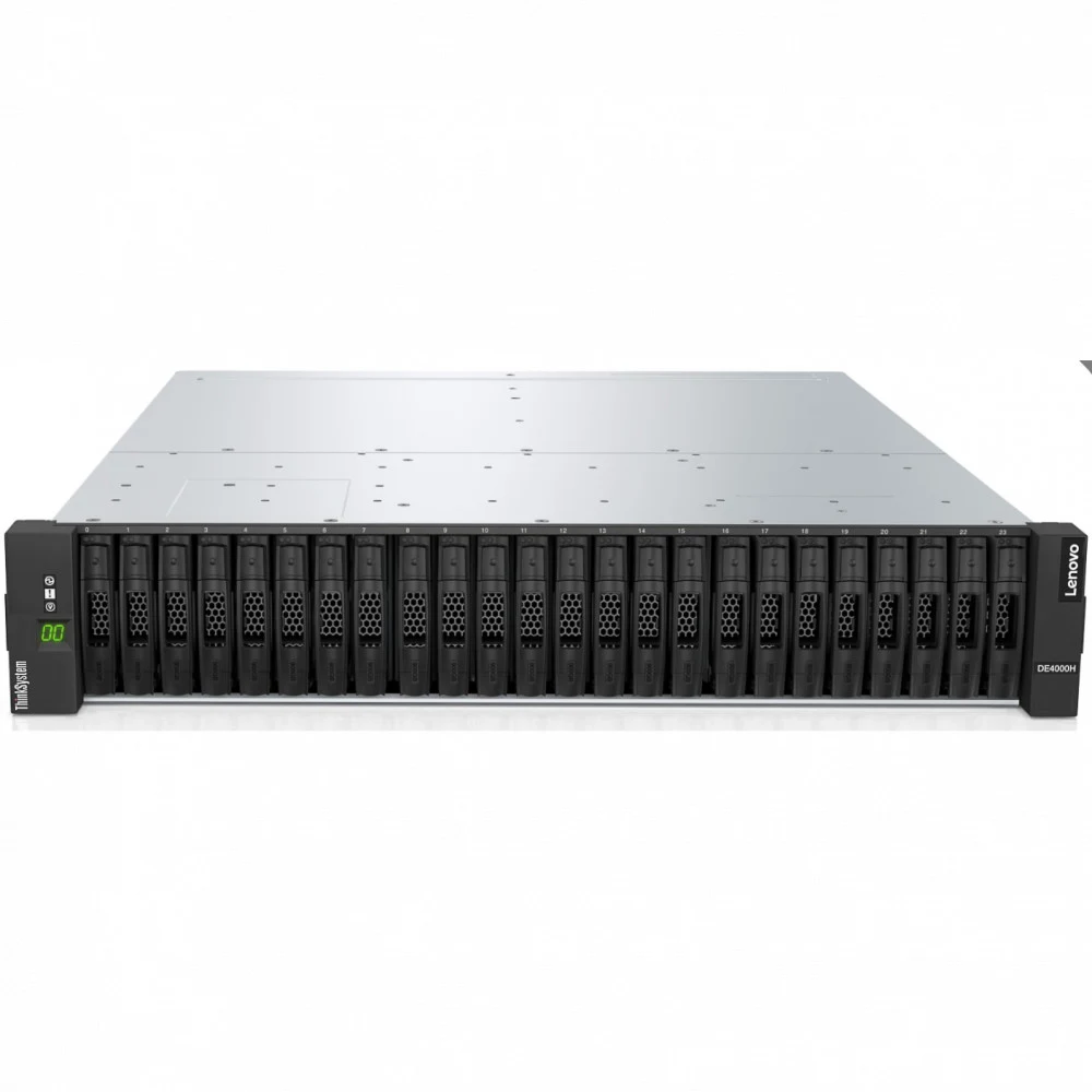 Система хранения данных Lenovo ThinkSystem DE4000H Hybrid 2U24 SFF Controller Enclosure [7Y75A00TWW], 7Y75A00TWW 7Y68CTO1WW