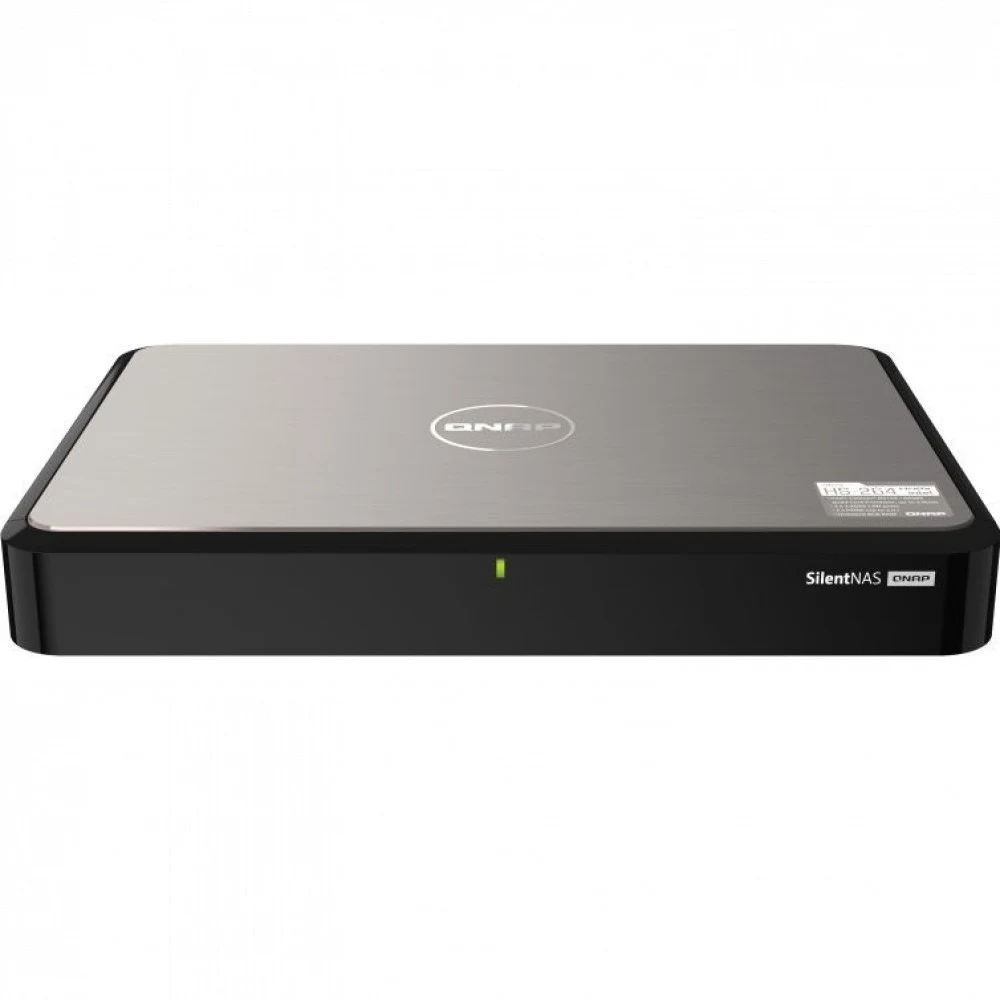Сетевое хранилище без дисков/ SMB QNAP HS-264-8G Silent NAS 2 HDD trays, 4-core Intel Celeron N5105 2.0 GHz up to 2.9 GHz, 8 GB RAM,, 2x2.5 Gigabit Ethernet , 2 xUSB 3.2 Gen 2 (10Gbps), 2xHDMI.