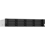 SMB QNAP TS-1273AU-RP-8G NAS 12 HDD trays, 2x 2.5 GbE, rackmount, 2 PSU. 4-core AMD V1500B 2,2 GHz , RAM 8 GB (8 GB UDIMM DDR4 (1 x 8 GB) up to 32 GB (2 x 16 GB)). W/o rail kit RAIL-B02