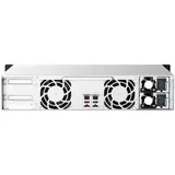 SMB QNAP TS-1273AU-RP-8G NAS 12 HDD trays, 2x 2.5 GbE, rackmount, 2 PSU. 4-core AMD V1500B 2,2 GHz , RAM 8 GB (8 GB UDIMM DDR4 (1 x 8 GB) up to 32 GB (2 x 16 GB)). W/o rail kit RAIL-B02