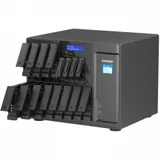 SMB QNAP TS-1655-8G NAS 16-Bay (12x 3.5"/2.5" HDD/SSD bays + 4x 2.5" SSD bays + 2x M.2 2280 SATA slots), Intel Atom C5125 8-core processor, 2.8GHz, 8 GB DDR4 (1 x 8 GB) up to 128 GB (4 x 32 GB), 2x