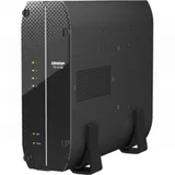 SMB QNAP TS-410E-8G NAS fanless 4 2.5 SSD trays. Intel Celeron J6412 4-core 2.0-2.6 GHz, 8 GB RAM (max), 2x2.5 GbE, 4xUSB 3.2 Gen 2 (10Gbps),1xHDMI