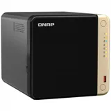 Сетевое оборудование QNAP TS-464-8G EU-RU Сетевой RAID-накопитель, 4 отсека 3,5"/2,5", 2 слота M.2 2280 NVMe, 2 порта 2,5 GbE BASE-T, HDMI-порт. Intel Celeron N5105/N5095 2,0 ГГц (2,9 ГГц), 8 ГБ DDR