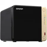 Сетевое оборудование QNAP TS-464-8G EU-RU Сетевой RAID-накопитель, 4 отсека 3,5"/2,5", 2 слота M.2 2280 NVMe, 2 порта 2,5 GbE BASE-T, HDMI-порт. Intel Celeron N5105/N5095 2,0 ГГц (2,9 ГГц), 8 ГБ DDR