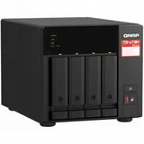 SMB QNAP TS-473A-8G NAS, 4-tray w/o HDD, 2xM.2 SSD Slot. Quad-сore AMD Ryzen Embedded V1500B 2.2 GHz, 8GB DDR4 (1 x 8GB) up to 64GB (2 x 32GB), 2x 2.5 Gigabit LAN
