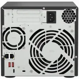 SMB QNAP TS-473A-8G NAS, 4-tray w/o HDD, 2xM.2 SSD Slot. Quad-сore AMD Ryzen Embedded V1500B 2.2 GHz, 8GB DDR4 (1 x 8GB) up to 64GB (2 x 32GB), 2x 2.5 Gigabit LAN