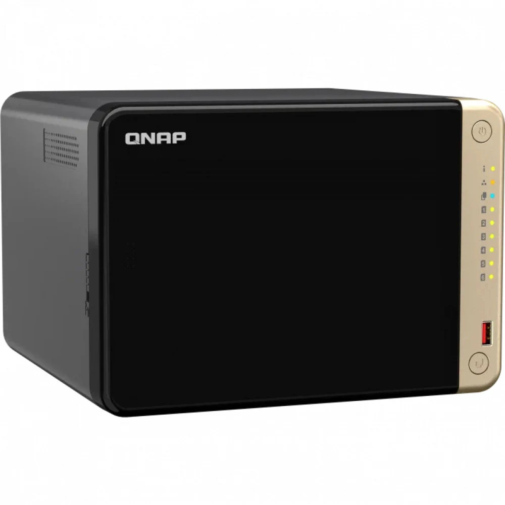 Сетевое хранилище без дисков QNAP SMB TS-664-8G NAS 6 HDD trays, 4-core Intel Celeron N5105/N5095 2.0-2.9 GHz, 8 GB RAM , 2x2.5 Gigabit Ethernet , 2xUSB 3.2 Gen 2 (10Gbps), 2xUSB 2.0 port, 1xHDMI, 2