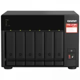 Сетевой RAID-накопитель, 6 отсеков 3,5"/2,5", 2 порта 2,5 GbE BASE-T, 2 слота M.2 NVMe, AMD Ryzen V1500B 2,2 ГГц, 8 ГБ DDR4.