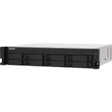 Сетевое оборудование QNAP TS-853DU-RP-4G EU-RU Сетевой RAID-накопитель, 8 отсеков 3,5"/2,5", 2 порта 2,5 GbE BASE-T, HDMI-порт, стоечное исполнение, 2 блока питания. Intel Celeron J4125 2,0 ГГц (2,7