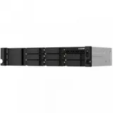 Сетевое хранилище без дисков SMB QNAP TS-873AeU-RP-4G NAS 8 HDD trays, 2x 2.5 GbE. 64-bit 4-core AMD V1500B 2,2 GHz, 4 GB. RAM (1*4 GB) up to 32GB (2*16 GB), 2 x M2 2280 (PCIe Gen3 x 1), 2xPSU W/o r