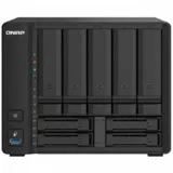 SMB QNAP TS-932PX-4G 9-Bay NAS, 5 x 3.5" and 4 x 2.5" drive slots, Alpine AL324 ARM quad-core 1.7GHz, 4 GB DDR4 (1x 4 GB) up to 16 GB (1 x 16 GB), 2 x 10GbE SFP+, 2 x 2.5 GbE LAN