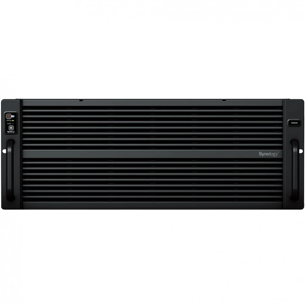 Система хранения данных Synology Rack 4U ISCSI Unified DualCPU 10C2,4GhzCPU/64Gbupto512/2x1GbE+2x10GbE(+2xExpSlot)\upto60 2,5"/3,5"SASupto300with 4xRX6022sas),RAIDBasic,JBOD,0,1,5,10,F1/2xRPS/1YW
