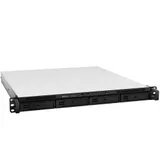 Synology Rack 1U,QC 2.2GHz CPU/8GB(upto64GB)/RAID 0,1,10,5,6,F1/upto4 HS HDD(3.5"/2.5"SATA)or2xM.2 2280 NVMe/SATA SSD(upto16withRX1217/RX1217RP)/2xUSB/4GbE(+1Expslot)/iSCSI/2xIPcam(upto75)/2xPS/nora