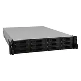 Synology (Rack2U) QC2,4Ghz/8Gb upto 64/RAID0,1,10,5,6/up to12HP HDDs SATA(3,5'or2,5') upto 36 with 2xRX1217(RP)/2xUSB/4GigEth(+2Expslot)/iSCSI/2xIPcam(upto75)/1xPS/norail/5YW