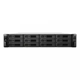 Synology (Rack2U) 6C2,2Ghz/8Gb(64)/RAID0,1,10,5,6/up to12HP HDDs SATA(3,5'or2,5')up to 36 with 2xRX1217(RP)/2xUSB/4xGE/2xPCIe/iSCSI/2xIPcam(up to 75)/2xRPS/no rail/5YW repl RS3617RPxs
