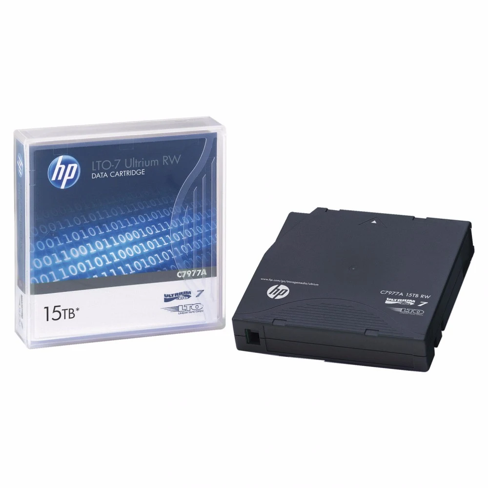 HPE Ultrium LTO7 15TB bar code non custom labeled cartridge 20 pack (for libraries & autoloaders incl. 20 x C7977L) analog C7977AL