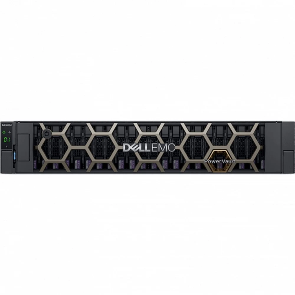 Дисковая полка Dell ME424 x24 24x2.4Tb 10K 2.5 SAS 2x580W PNBD 3Y 2x SAS cable 2 m (210-AQID)