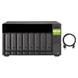 SMB QNAP TL-D800C USB 3.2 Gen 2 Type-C expansion enclosure, 8-tray 3,5"/2,5" w/o HDD. with hardware RAID support, desktop version. For NAS and PC.