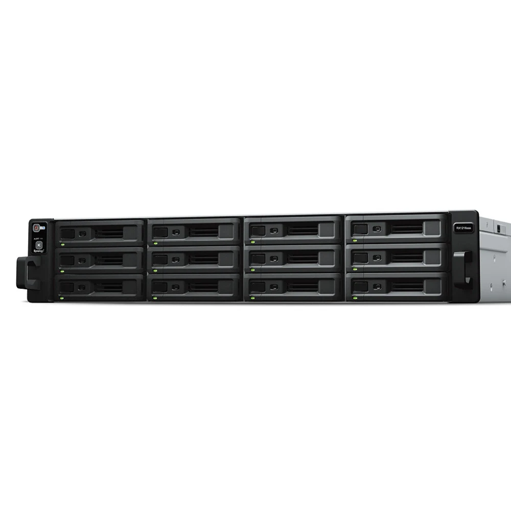 Synology RX1216sas 12xHDD 2U SAS, Блок расширения для увеличения дисковой емкости, 2 блока питания