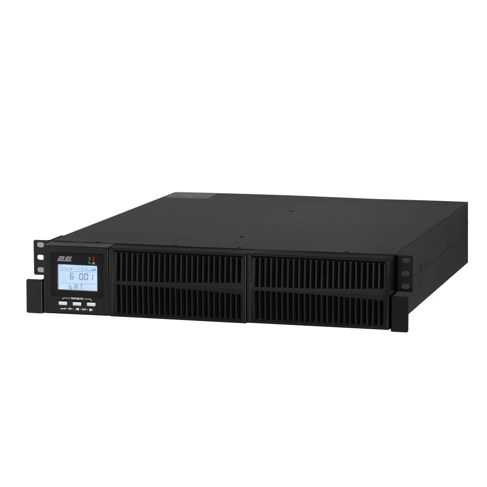 ИБП 2E OD3000RT, 3000VA/2700W, RT2U, LCD, USB, 3xSchuko