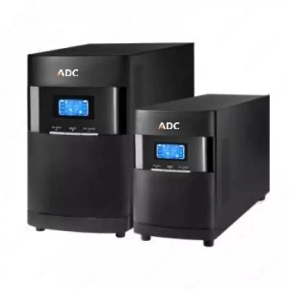ИБП ADC SPARK 3000 T 3kW, Коэффициент мощности 0.9, вход/выход 120 В или 220 В, башня с CSB, Батареи - 12 В/9 Ач*6 шт., розетка SCHUKO, ЖК-дисплей, USB и RS232, слот SNMP, со шнуром питания на 220 В