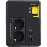 Источник бесперебойного питания, APC, Easy UPS BVX900LI-GR, Линейно-интерактивный, Мощность 900ВА/480Вт, Напольный, 230В, Вых: 2x Schuko, АКБ: 12В х 9Ач, Чёрный