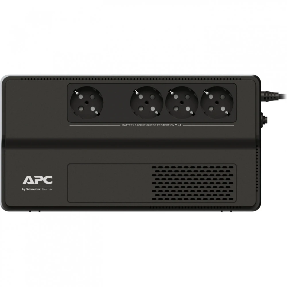 Источник бесперебойного питания, APC, Easy UPS BV800I-GR, Линейно-интерактивный, Мощность 800ВА/450Вт, Напольный, 230В, Вых: 4x Schuko, APCRBC110, Чёрный
