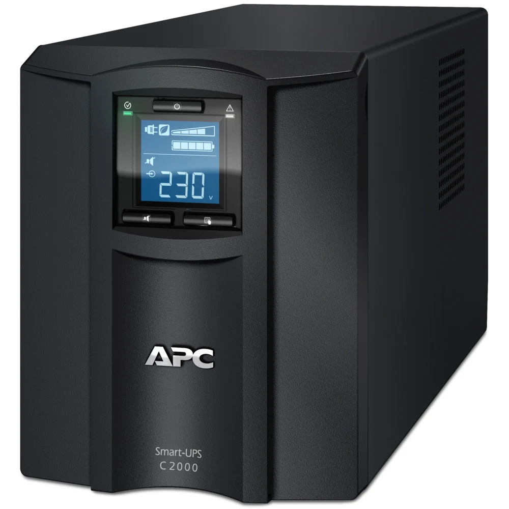 Источник бесперебойного питания APC Smart-UPS SC, Line-Interactive, 2000VA / 1300W, Tower, IEC, LCD, USB Характеристики: Выход: Выходная мощность: 1.3 KВатт / 2.0 kВА Максимальная задаваемая мощност
