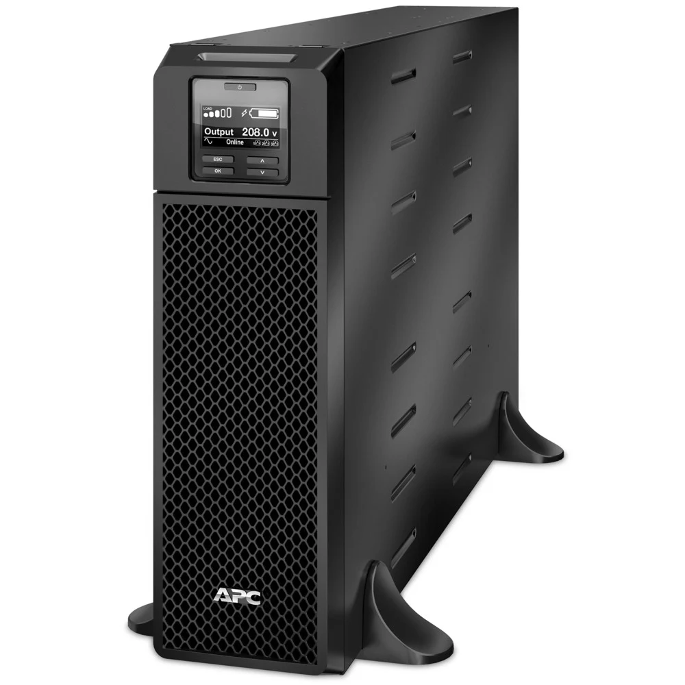 ИБП APC Smart-UPS RT (5000ВА/4500Вт) 230 В Характеристики: Выход: Выходная мощность: 4.5 KВатт / 5.0 kВА Максимальная задаваемая мощность(Вт): 4.5 KВатт / 5.0 kВА Номинальное выходное напряжение: 23