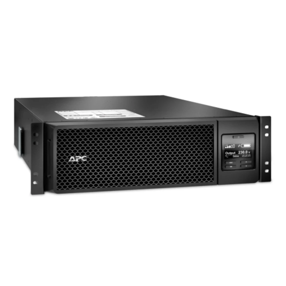 Источник бесперебойного питания, APC, Smart-UPS SRT5KRMXLI, Онлайн, Мощность 5000ВА/4500Вт, Стоечный 3U, 230В, Вых: 6x C13+4x C19 IEC, APCRBC140, Network Card+SmartSlot, Extended runtime, W/ rail ki