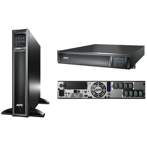 APC Smart-UPS X 1500VA/1200W, RM 2U/Tower, Ext. Runtime, Line-Interactive, LCD, Out: 220-240V 8xC13 (3-gr. switched) , SmartSlot, USB, COM, EPO, HS User Replaceable Bat, Black, 3(2) y.war. Характери