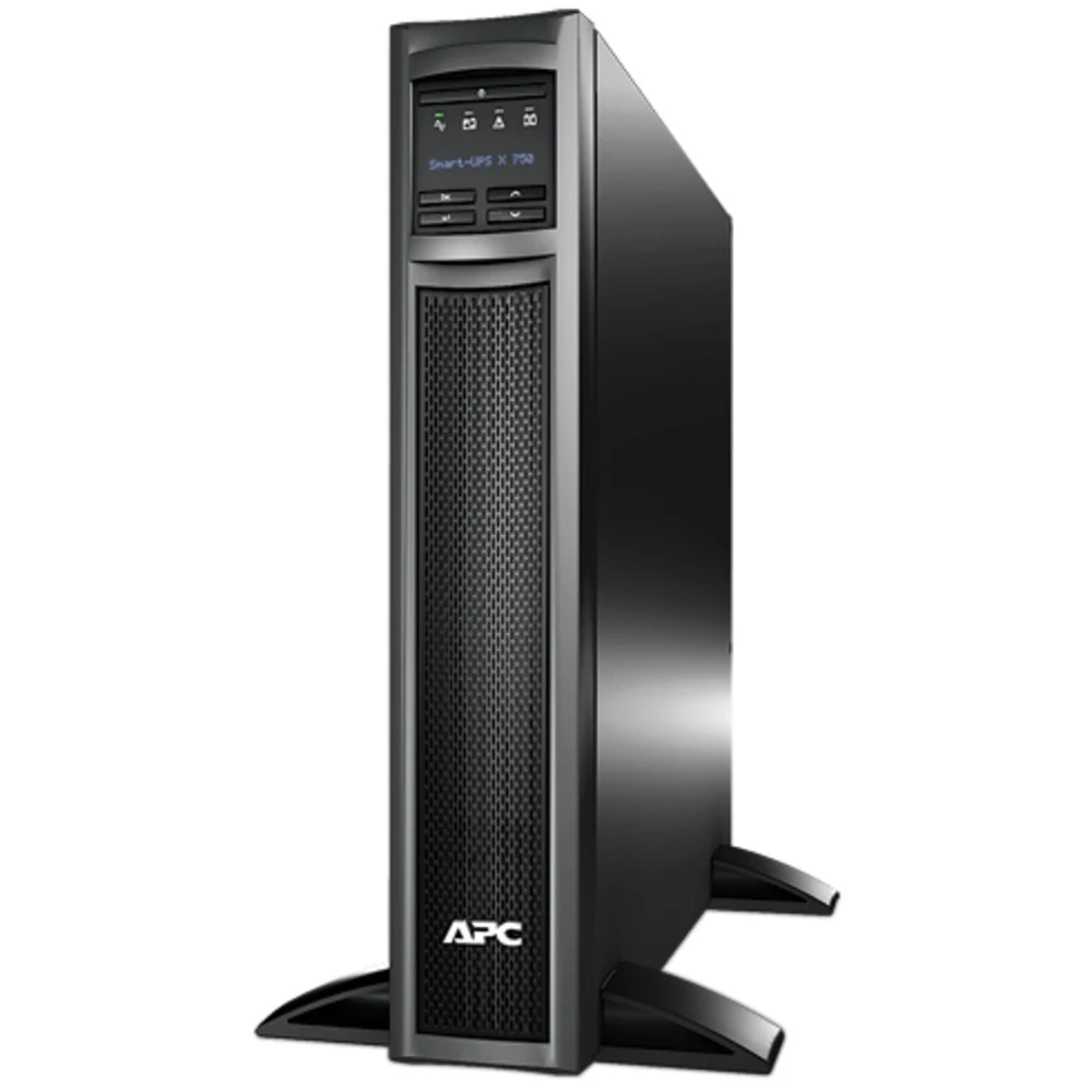 Источник бесперебойного питания мощностью 750VА APC Smart-UPS X 750VA/600W, Tower/RM 2U, Ext. Runtime, Line-Interactive, LCD, Out: 220-240V 8xC13 (1-gr. switched) , SmartSlot, USB, COM, EPO, HS User
