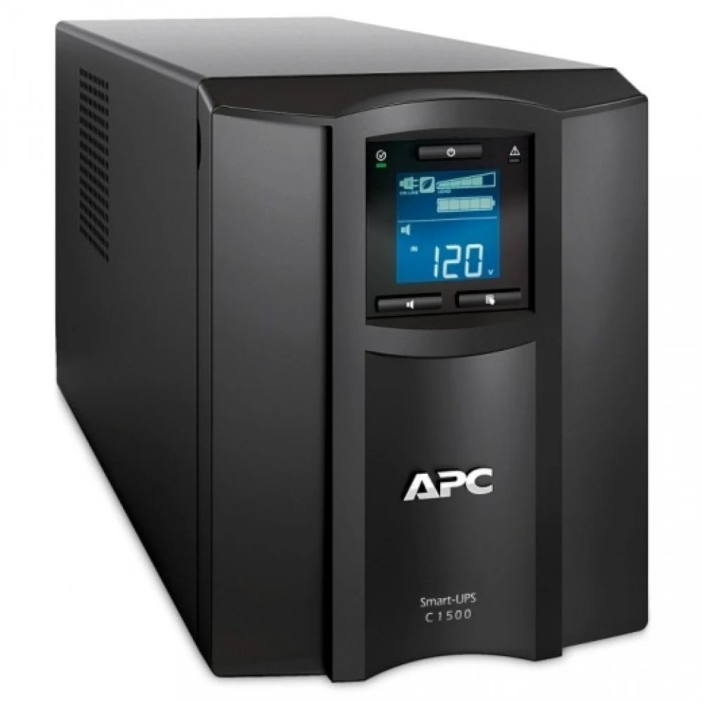 Источник бесперебойного питания APC Smart-UPS C 1500VA/900W, 230V, Line-Interactive, LCD, Out: 8xC13, 1 year warranty (замена SMC1500I)