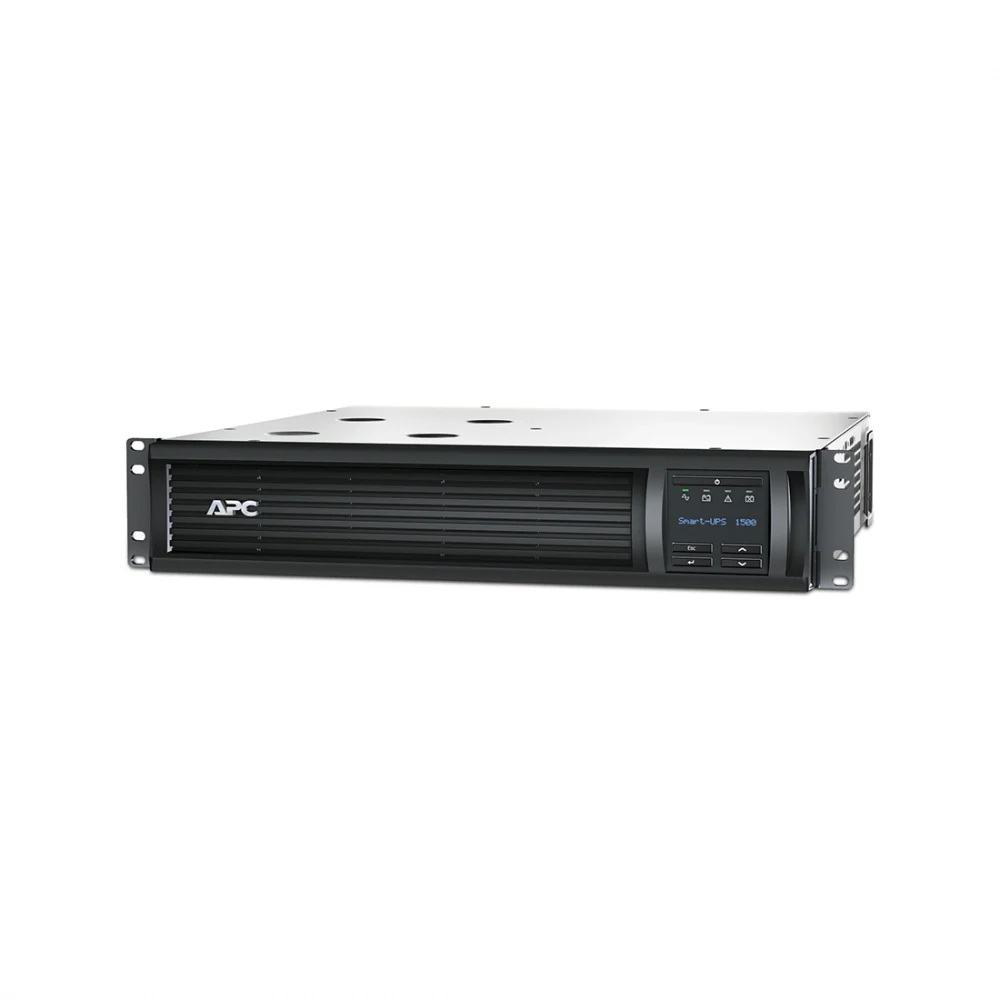 Источник бесперебойного питания, APC, Smart-UPS SMT1500RMI2UC, Линейно-интерактивный, Мощность 1500ВА/1000Вт, Стоечный 2U, 230В, Вых: 4 x IEC C13, APCRBC159, SmartConnect Port+SmartSlot, AVR, LCD, Ч
