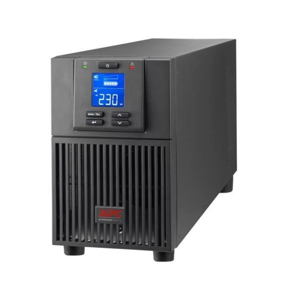 Источник бесперебойного питания, APC, Easy UPS SRV2KI, Онлайн, Мощность 2000ВА/1600Вт, Напольный, 230В, Вых: 4x IEC C13, Intelligent Card Slot, LCD, APCRBCV204, Чёрный