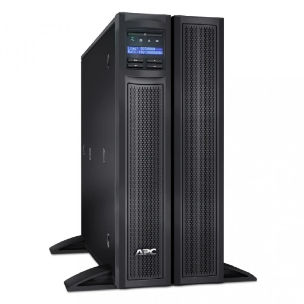 Источник бесперебойного питания APC Smart-UPS X 2200VA/1980W, RM 4U/Tower, Ext. Runtime, Line-Interactive, LCD, Out: 220-240V 8xC13 (3-gr. switched) 2xC19, SmartSlot, USB, COM, EPO, HS User Replacea