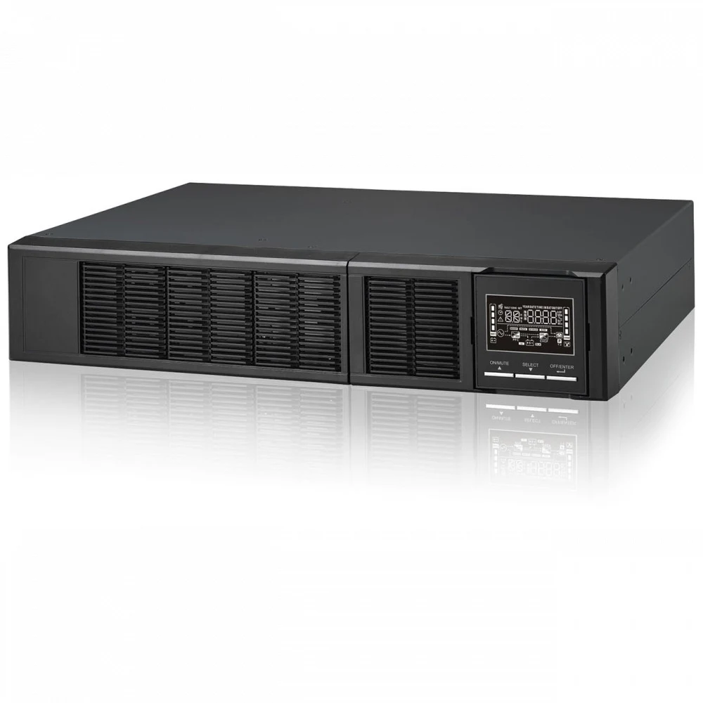 ИБП Astergo/Rack 2U/Tower/On-Line/2 000 VА/2 000 W/Input C20/Output 8xC13/Акб 4x12В/9Ач/LCD/RS-232, USB, EPO, SNMP Slot AST.UPS.PGO2000LCD2U